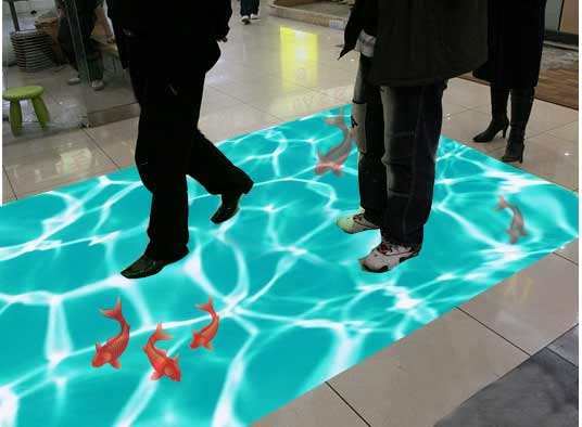 地面互動(dòng)投影